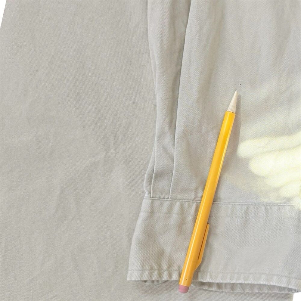 Ralph Lauren Shirt Mens 2XL Beige Blake Long Sleeve Collar Button Down Pony Logo - Picture 5 of 7